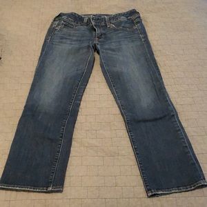 AE low rise cropped jean